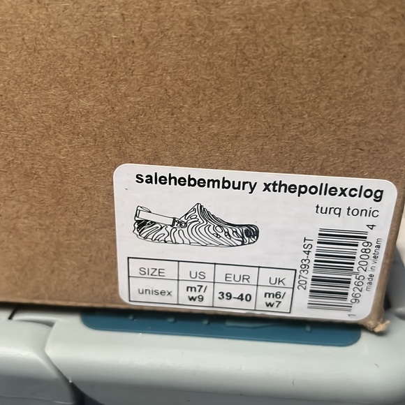 BNWB SALEHE BEMBURY THE POLLEX CLOG TIDE SZ 7(39-40) - Picture 3 of 6